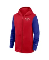 Big Boys Nike Red Barcelona Club Full-Zip Hoodie