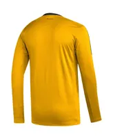 Men's adidas Gold Pittsburgh Penguins Aeroready Long Sleeve T-shirt