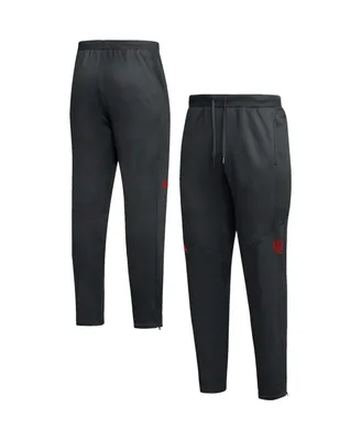 Men's adidas Black Indiana Hoosiers 2023 Travel Aeroready Tapered Pants