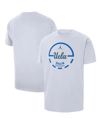 Men's Jordan White Ucla Bruins Free Throw Basketball T-shirt