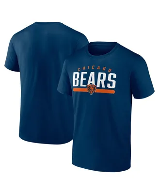 Men's Fanatics Navy Chicago Bears Arc and Pill T-shirt