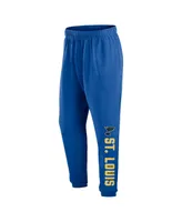 Men's Fanatics Blue St. Louis Blues Chop Block Fleece Sweatpants