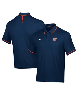 Men's Under Armour Navy Auburn Tigers T2 Tipped Performance Polo Shirt