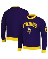 Men's Tommy Hilfiger Purple Minnesota Vikings Reese Raglan Tri-Blend Pullover Sweatshirt