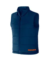 Men's Nfl x Darius Rucker Collection by Fanatics Navy Chicago Bears Colorblocked Full-Zip Vest