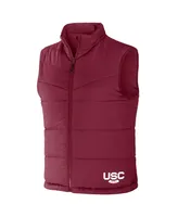 Men's Darius Rucker Collection by Fanatics Garnet, Black South Carolina Gamecocks Colorblocked Full-Zip Reversible Vest