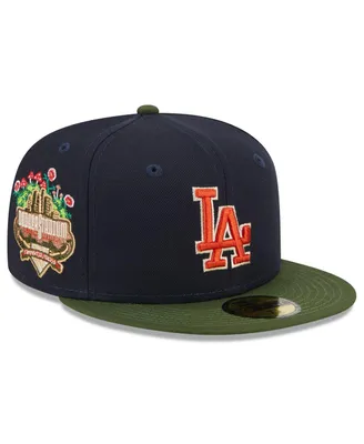 Men's New Era Navy Los Angeles Dodgers Sprouted 59FIFTY Fitted Hat
