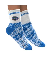 Women's ZooZatz Florida Gators Fuzzy Holiday Crew Socks