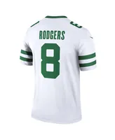 Men's Nike Aaron Rodgers Spotlight White New York Jets Alternate Legend Player Jersey