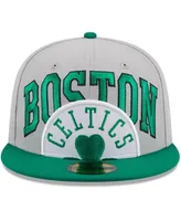 Men's New Era Gray, Kelly Green Boston Celtics Tip-Off Two-Tone 59FIFTY Fitted Hat