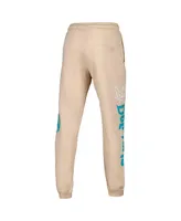 Men's and Women's The Wild Collective Cream Miami Dolphins Heavy Block Graphic Jogger Pants