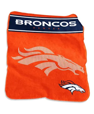 Denver Broncos 60'' x 80'' Xl Raschel Plush Throw Blanket