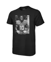 Men's Majestic Threads Tyreek Hill Black Miami Dolphins Oversized Player Image T-shirt
