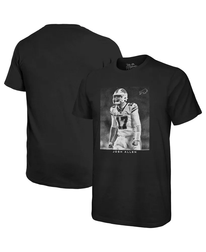 Men's Nike Josh Allen White Buffalo Bills Name & Number T-Shirt