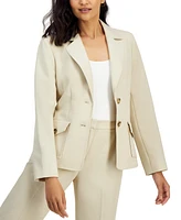 Women's Belted Safari Jacket and Kate Pants, Regular & Petite Sizes