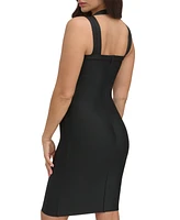 Siena Women's Sweetheart-Neck Bandage Dress