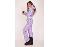 Fall Line Purple & Grey Women's Ski Suit