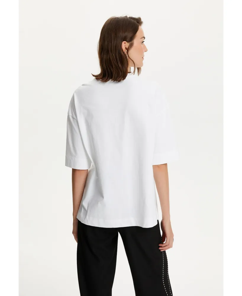 Women's Printed Oversize T-Shirt