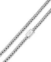 Dragon Bone Round 4mm Chain Necklace in Sterling Silver