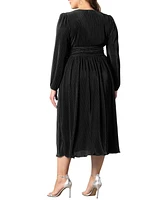 Women's Plus Size Sophie Pleated Cocktail Dress