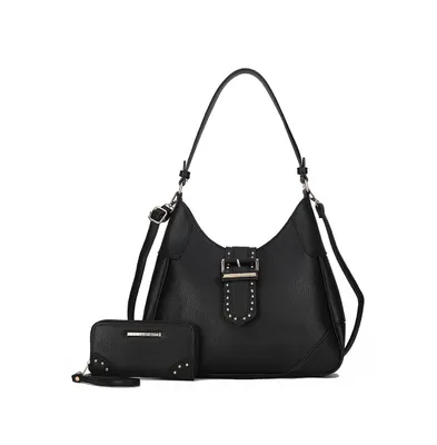 Mkf Collection Juliette Women's Shoulder Bag with Matching Wallet by Mia K