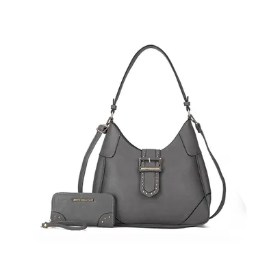 Mkf Collection Juliette Shoulder Bag with Matching Wallet by Mia K