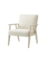 Rustic Manor Elana Linen Upholstered Armchair