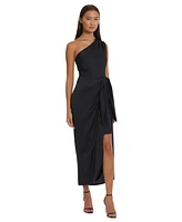 Donna Morgan Women's One-Shoulder Midi Dress