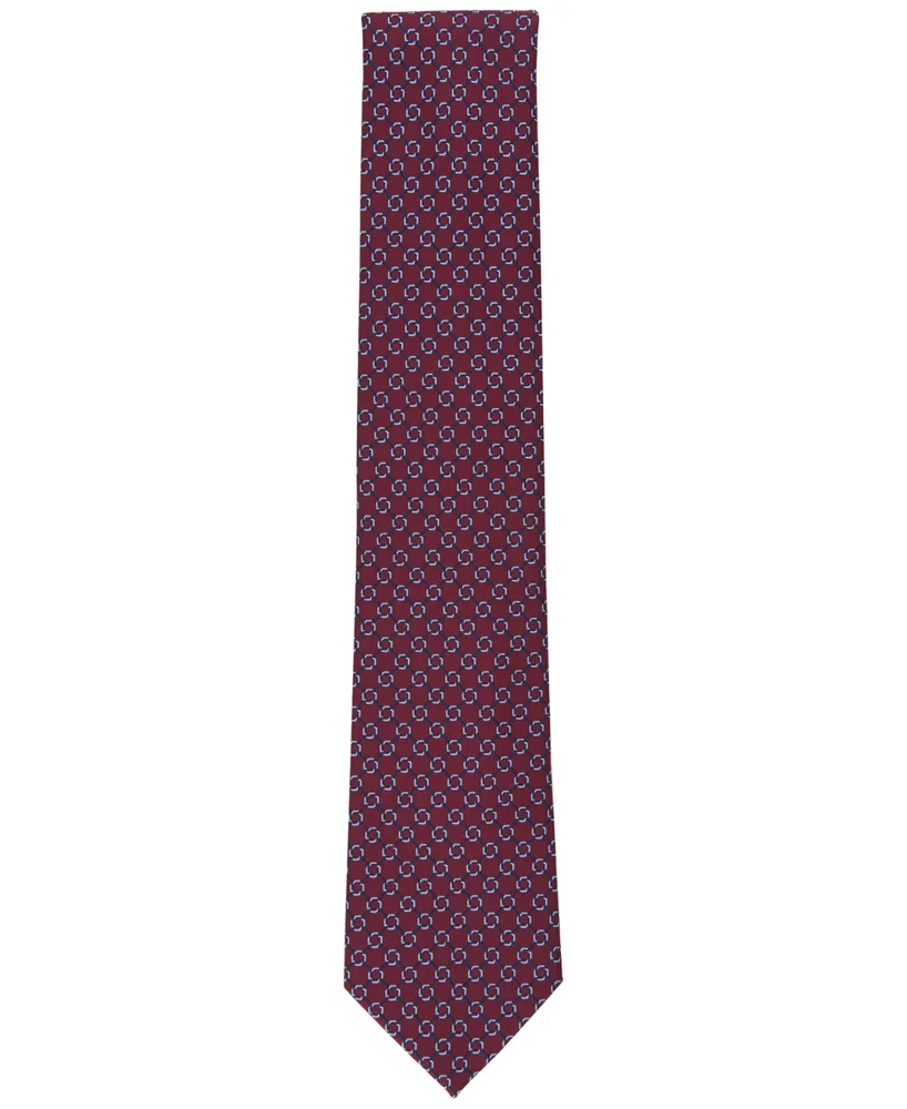 Club Room Men's Perez Medallion Tie, Created for Macy's