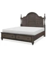 Mandeville Louvered Queen Storage Bed