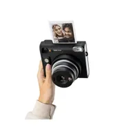 Fujifilm instax Square SQ40 Selfie Mode Easy-To-Operate Analog Camera (Black)