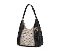 Mkf Collection Becket Faux Crocodile-Embossed Shoulder Bag by Mia K