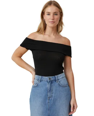 Cotton On Women's Chloe Off The Shoulder Top