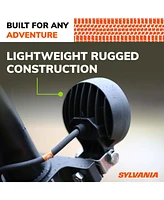 Sylvania Rugged 3 Inch Round Led Light Pods | Lifetime Limited Warranty | Flood Light 1400 Raw Lumens, Best Quality Off Road Driving Work Light