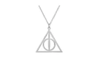 Harry Potter Women's Deathly Hallows Necklace - 18'' Chain