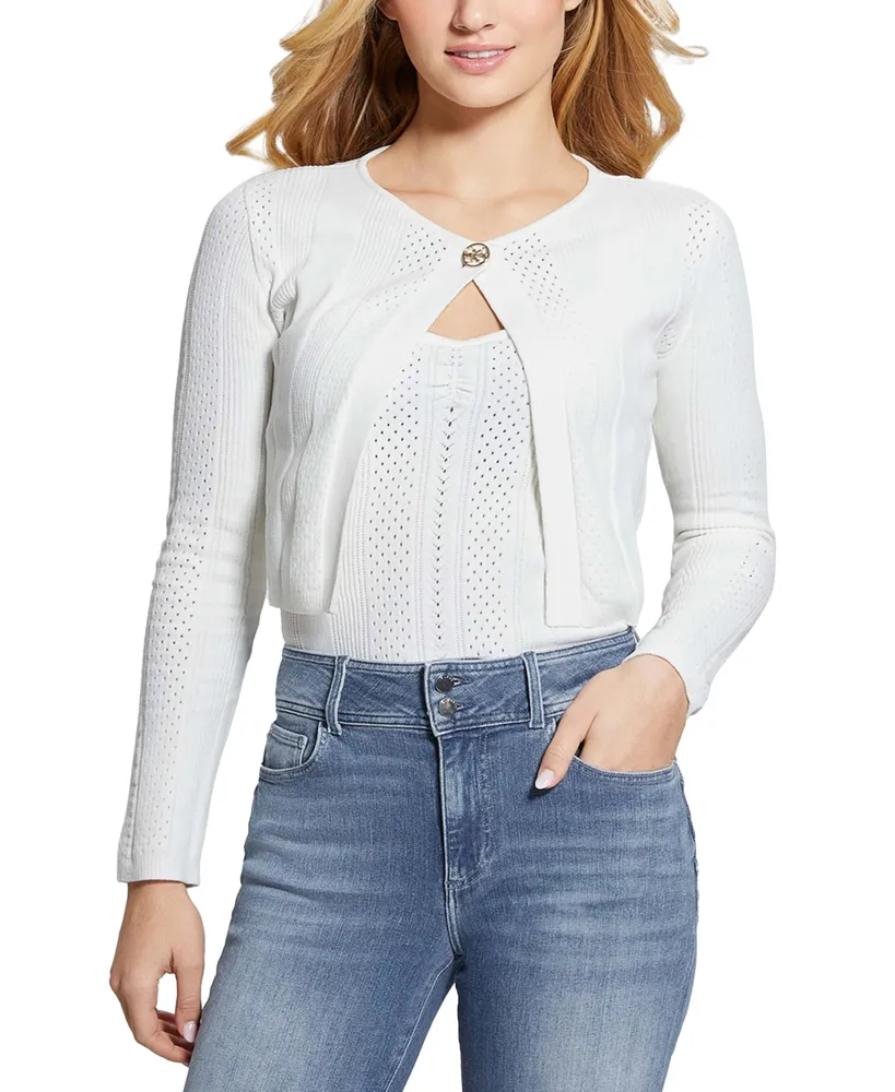 Guess Women's Cecilia Crop Cardigan