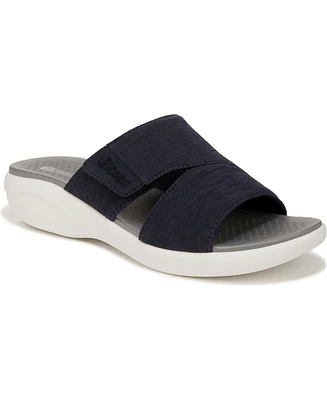 BZees Carefree Washable Slide Sandals