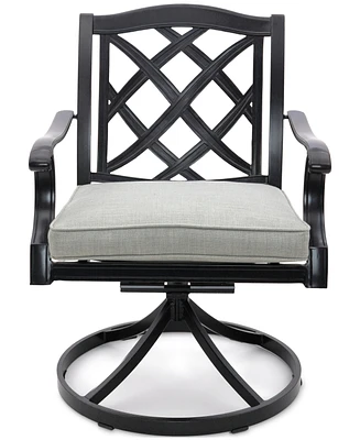 Wythburn Mix and Match Lattice Outdoor Swivel Chair