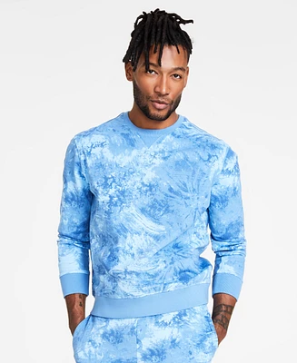 A|X Armani Exchange Men's Dip Dyed Fleece Sweatshirt, Created for Macy's