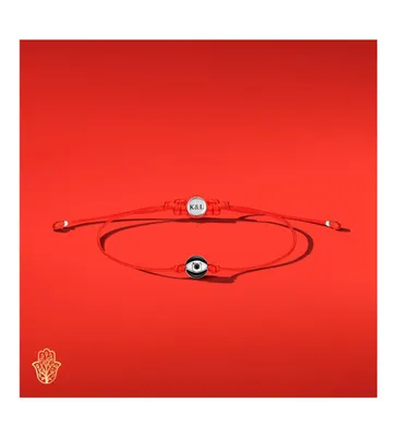 Fierce Protector - Evil Eye Red String Bracelet