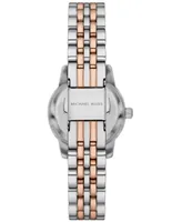 Michael Kors Women's Lexington Three-Hand Two-Tone Stainless Steel Watch and Bracelets Gift Set 26mm