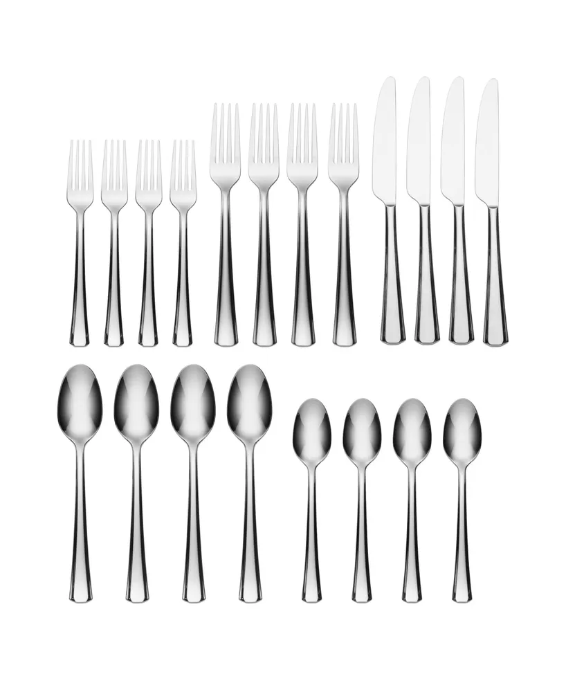 Oneida Bleeker 20 Piece Everyday Flatware Set, Service for 4