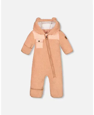 Baby Girl Sherpa One Piece Ancient Rose - Infant