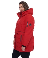 Alpine North Plus Size Kootney Mid-Length Parka Coat