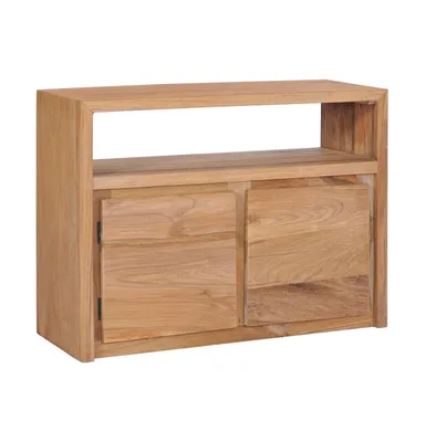 Sideboard 31.5"x11.8"x23.6" Solid Wood Teak