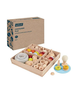 Kaplan Early Learning Container Play: Toddler Loose Parts Stem Kit