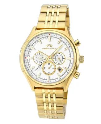 Charlie Stainless Steel Multifunction Gold Tone Men's Watch 1261ECHS