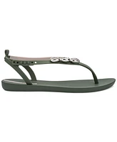 Ipanema Salty Ii Metallic Shell Detail Thong Sandals