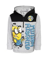 Despicable Me Minions Fleece Half-Zip Hoodie Toddler |Child Boys