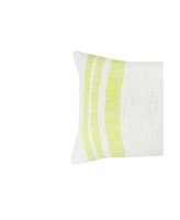 carol & frank Morgan Citron Woven Throw Pillow